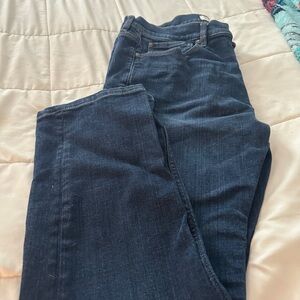 35x30 Dark Blue Denim Jeans Joseph A Banks professionally altered to 35x30